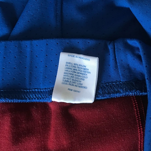 🔴 4/$15 REEBOK cobalt blue perforated mini athletic skirt skort size M in EUC - Picture 12 of 12